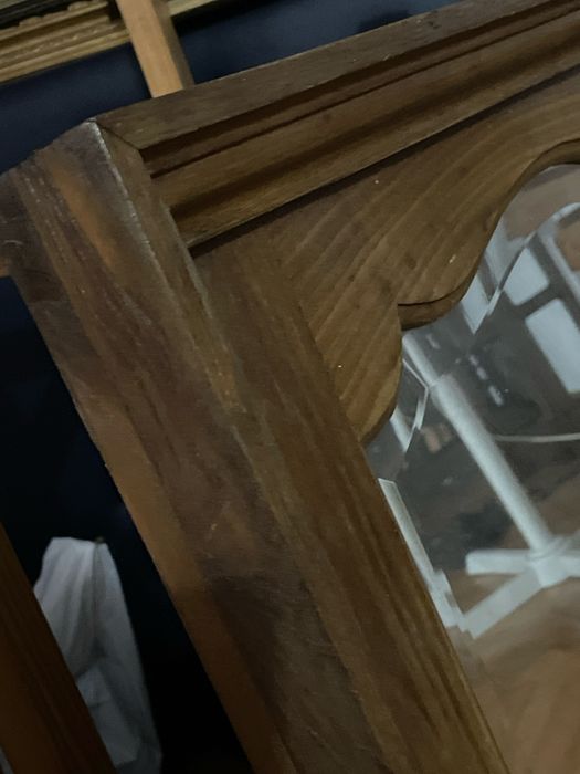 espelho vintage madeira