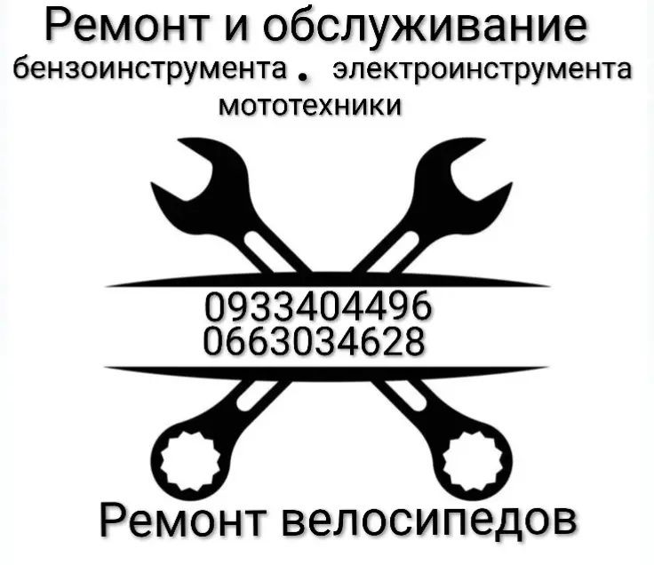 Ремонт бензоинструмента. Электроинструмента. Заточка цепей