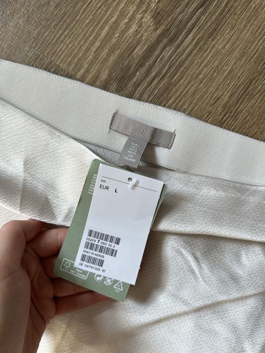 Жіноча спідниця H&M, літня спідниця, біла спідниця