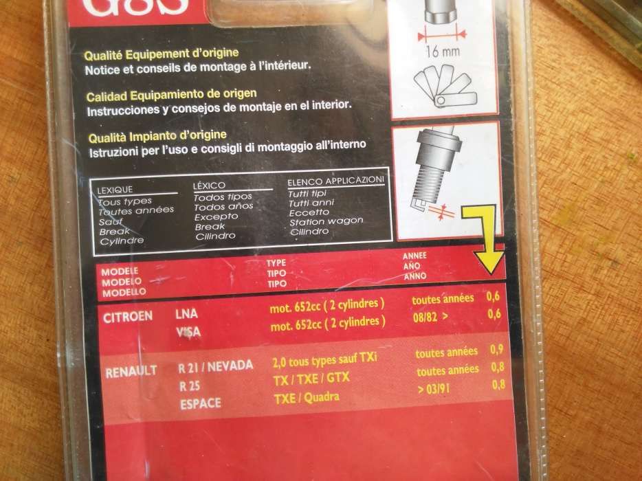 Velas para carros gasolina