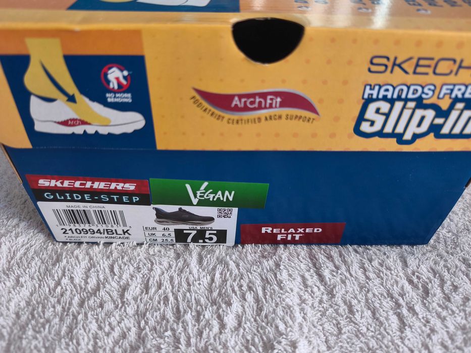 Sapatilhas Skechers Arch Fit Orvan Kincade – Novas – Tamanho 40