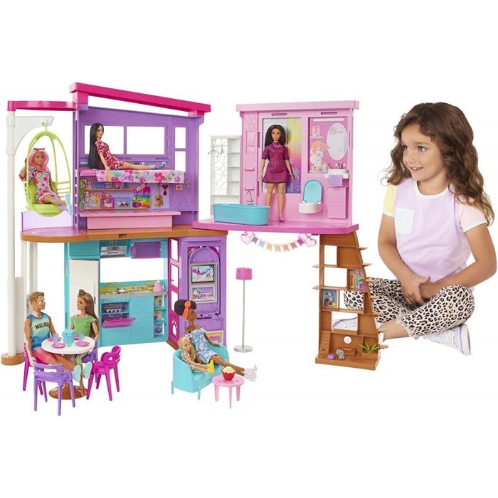 Будиночок дім Барбі Barbie Malibu Vacation House Playset HCD50