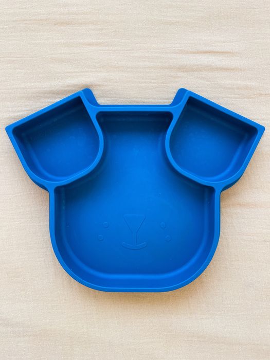 Prato em silicone com ventosa