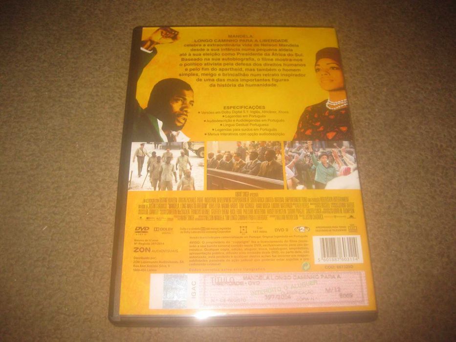 DVD "Mandela" com Idris Elba