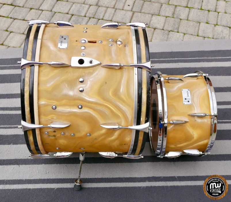 ‼️ Perkusja Sonor Teardrop 20", 13" Gold Satin Flame ‼️