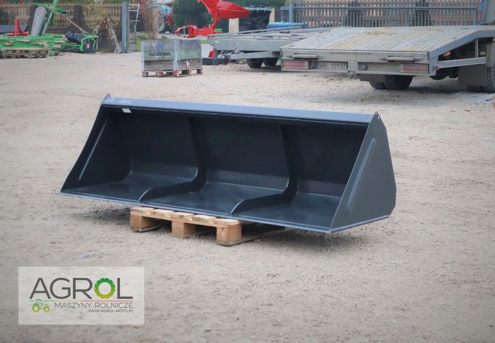 Łyżka trapezowa Inter-tech 2,2 m do ładowacza; Chwytak, Łyżko-Krokodyl