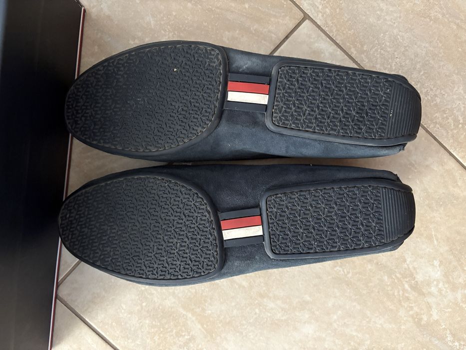 Mokasyny damskie granatowe Tommy Hilfiger essential