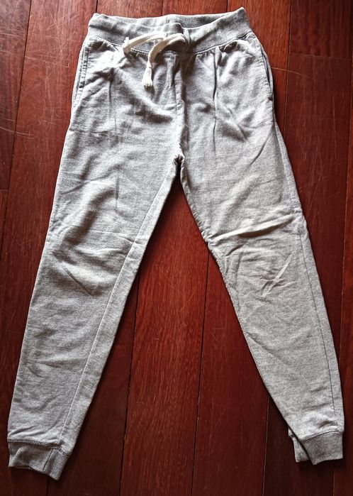 Calças de fato treino cinzentas