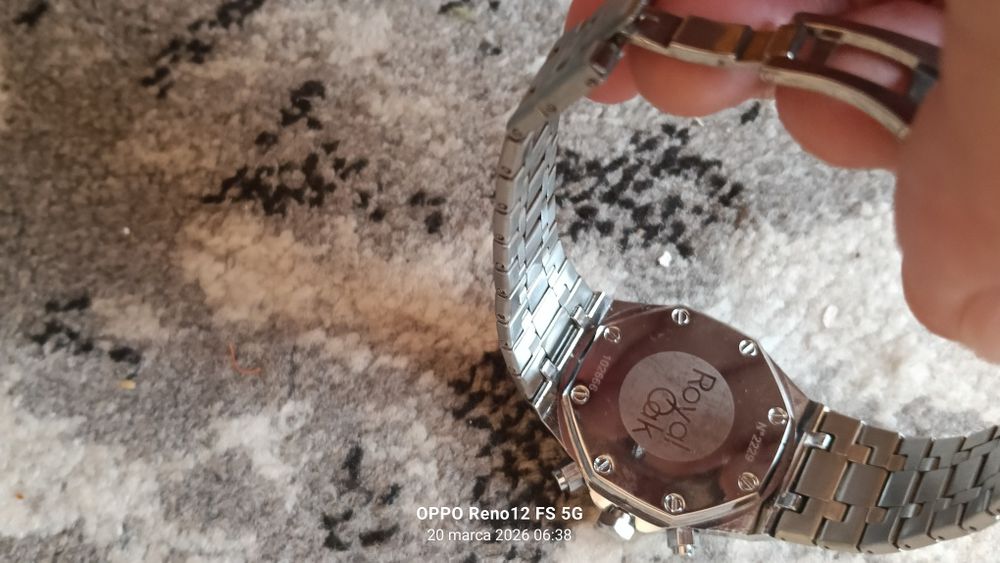 Zegarek męski srebrny