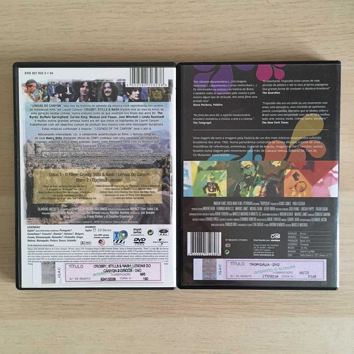 Documentários de música - DVD