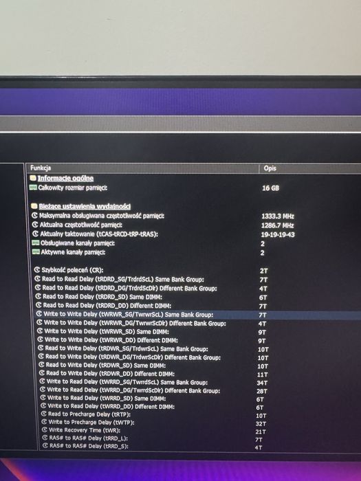 Pamieć Ram 16GB 3200MHZ