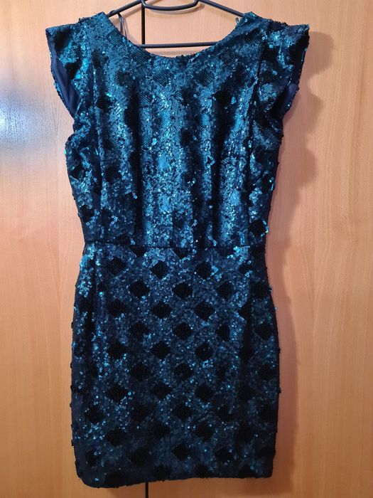 Vestido cerimónia Zara verde tamanho m