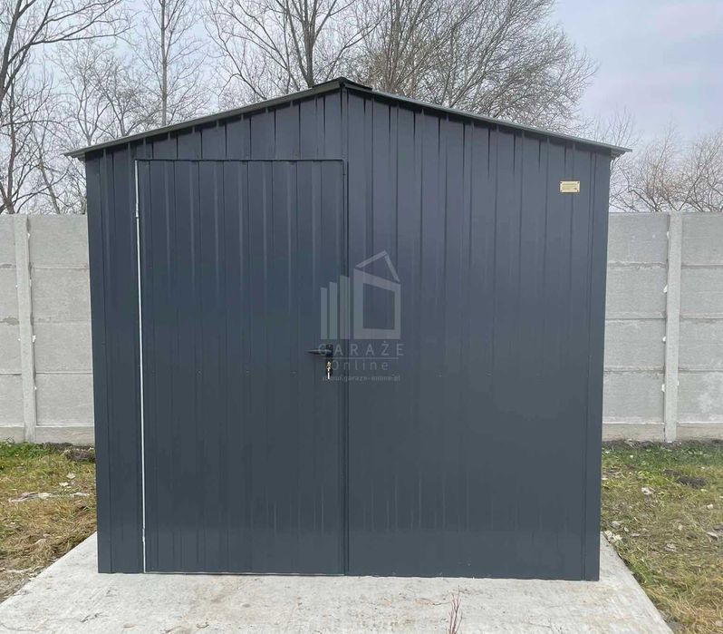 Schowek Domek Ogrodowy 2,5X2M Drzwi Okno Dach Dwuspadowy  Id916