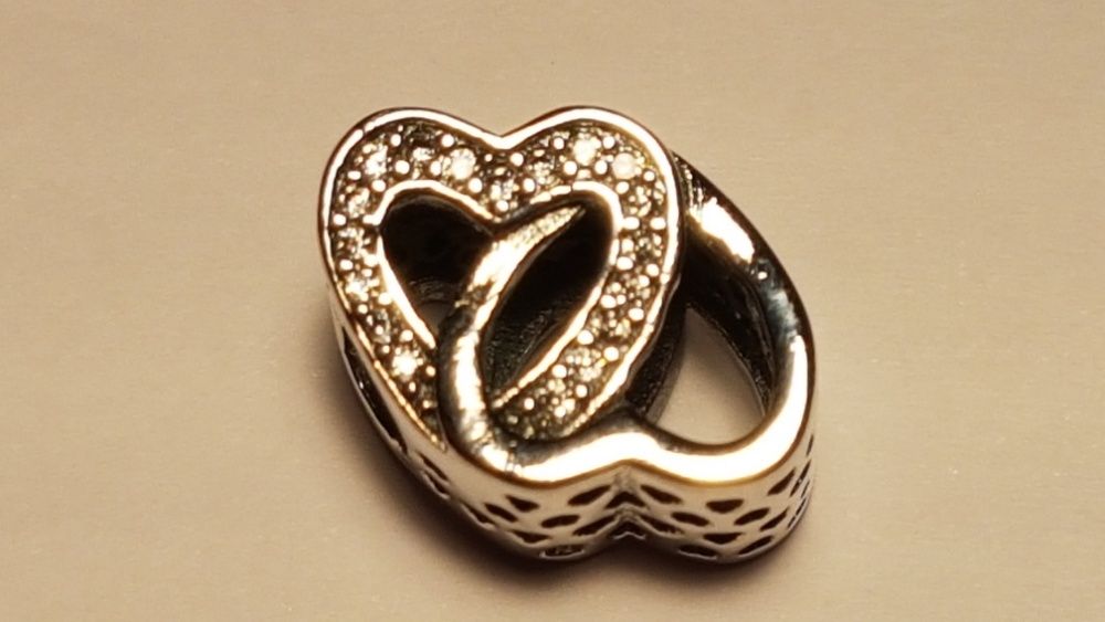 Jóia Conta Prata Esterlina (Prata de Lei) S925 Conta Amor Interligado