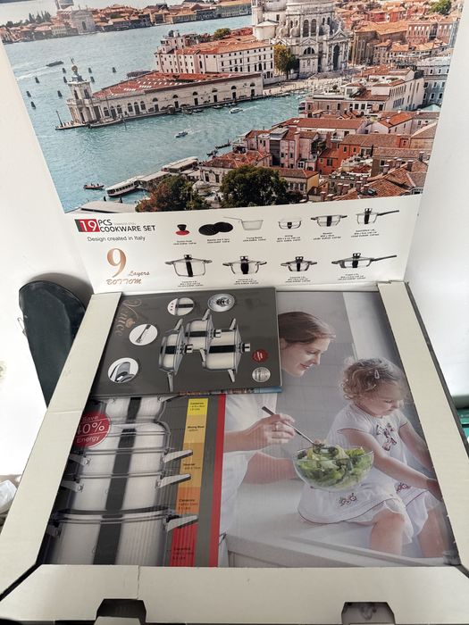 Zestaw garnkow Venice Pearl Collection 19 pcs