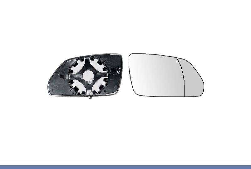 VIDRO DE ESPELHO DIREITO PARA SKODA OCTAVIA / VOLKSWAGEN POLO 9N3