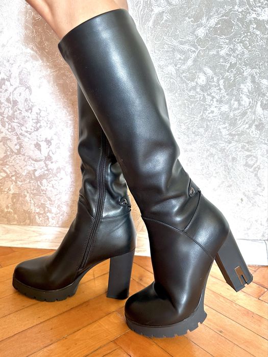 Сапоги женские эко-кожа