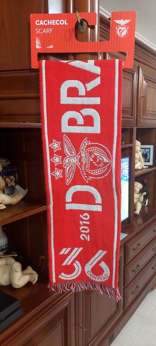 cachecol da dobradinha Benfica