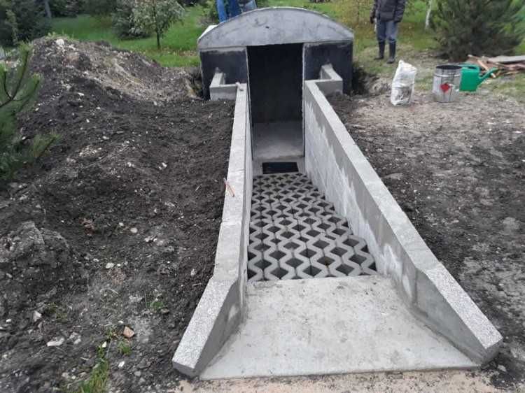 Szambo betonowe Zbiornik Gnojowica Deszczówka Piwnica Schron Kanał