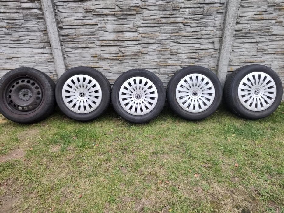 Felgi 5 sztuk z oponami 17 cali +kapsle orginalne 5x120 Mercedes Vito