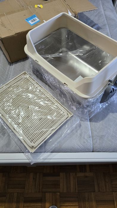 Caixa de areia inoxidável