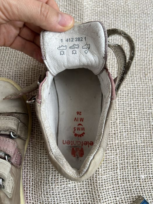 Шкіряні кросівки туфлі 26 р. 16,5 см