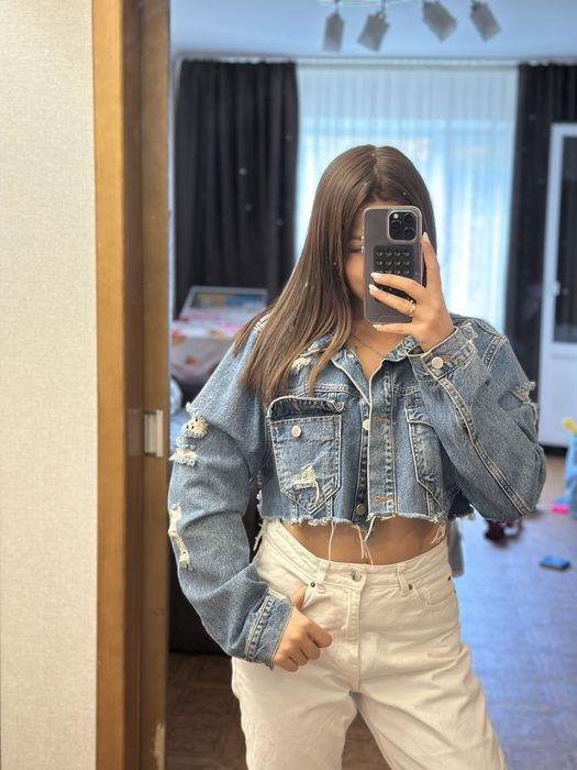 Джинсова куртка джинсовка