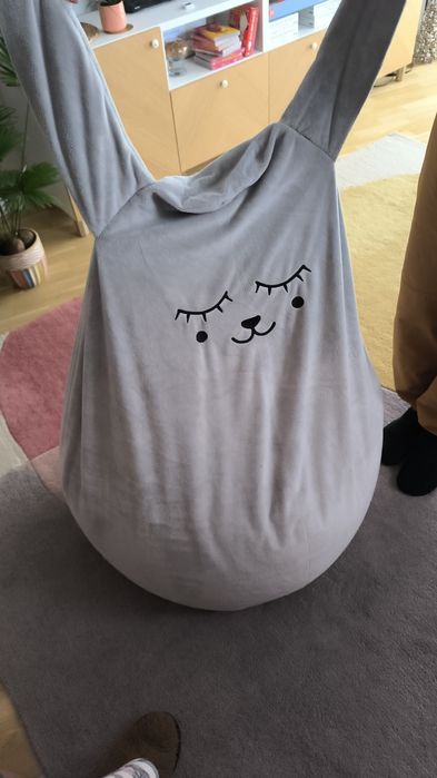 Pufa szary zając KidsSpace