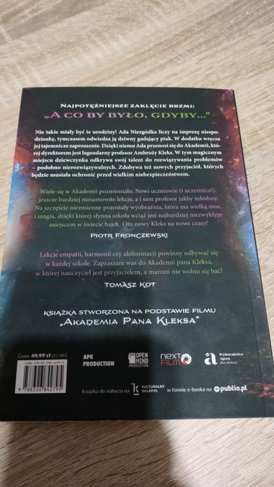 Książka: Kleks. Nowy Początek (Filmowa Akademia Pana Kleksa)