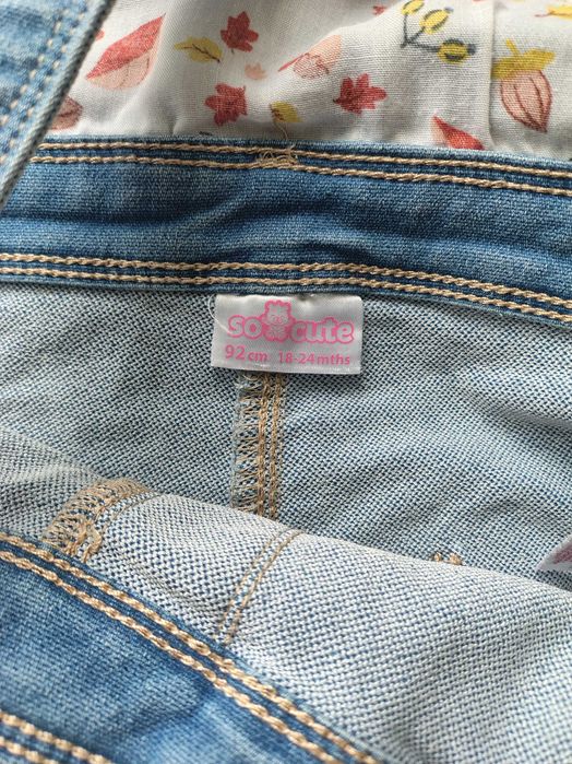 Spodnie jeansowe,ogrodniczki dla dziewczynki