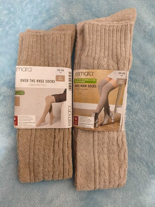 Гольфи гетри зимові в'язані з візерунком для жінок Esmara LYCRA®