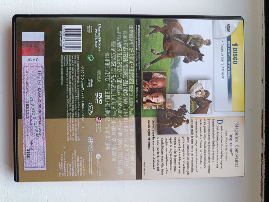 DVD cavalo de guerra