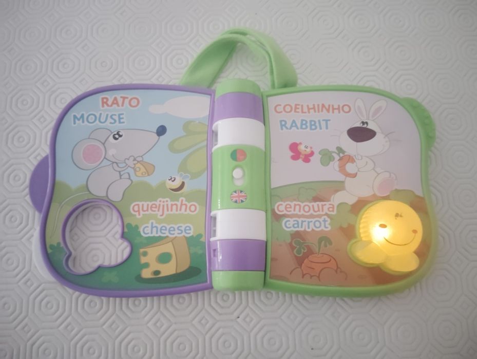 Livro Falante Infantil Inglês/Português Usado