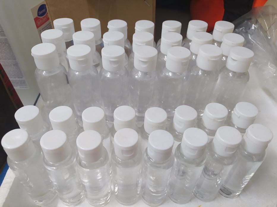 Tudo por 20€ - 50 frascos - Desinfetante á base de álcool