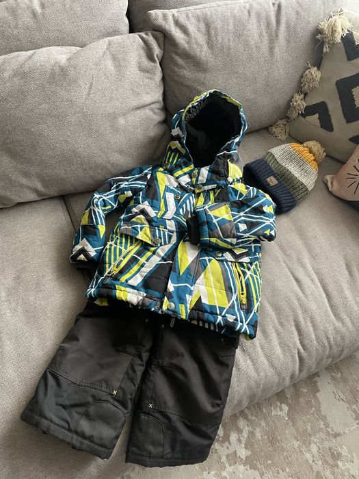 Зимова курточка і штани лижний костюм дитячий для хлопчика 104см Gusti