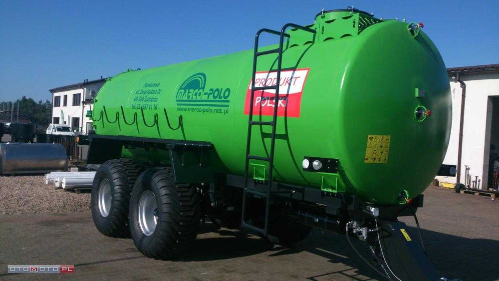 Zbiornik na RSM do przewozu - malowany beczkowóz na RSM