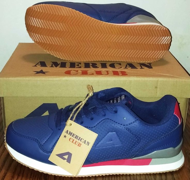 AMERICAN CLUB Buty Sportowe, R 38, model FH23/22 ADIDASY kolor- NAVY
