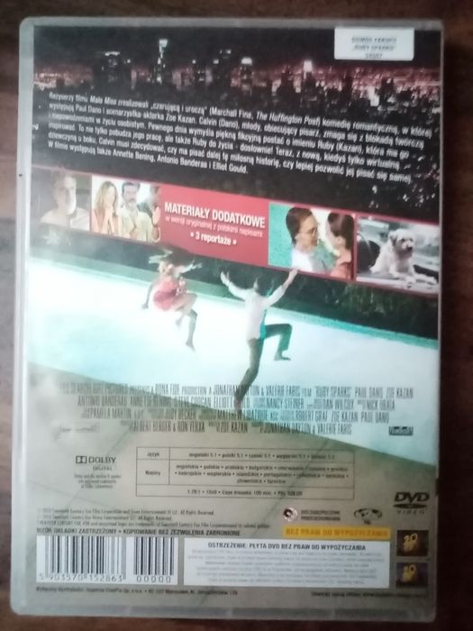 RUBY SPARKS film dvd