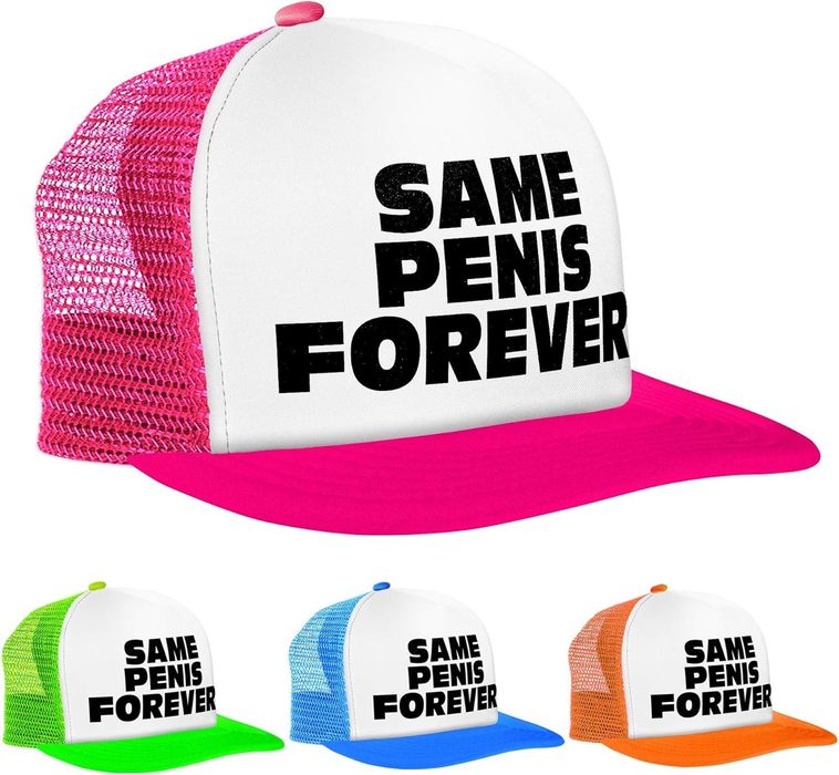 4 bonés "Same Penis Forever" despedia de solteiro(a) NOVO ENVIO GRÁTIS