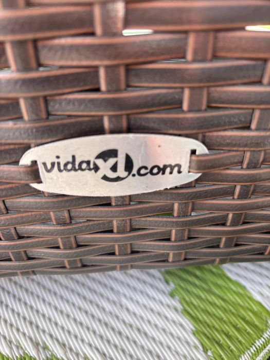 Zestaw mebli tarasowych technoratan VidaXL - OKAZJA