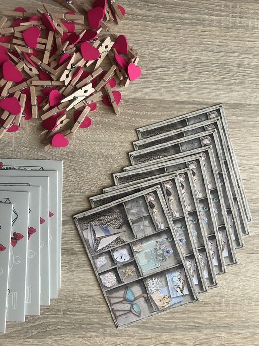 Pocztówki/ ozdobne klamerki