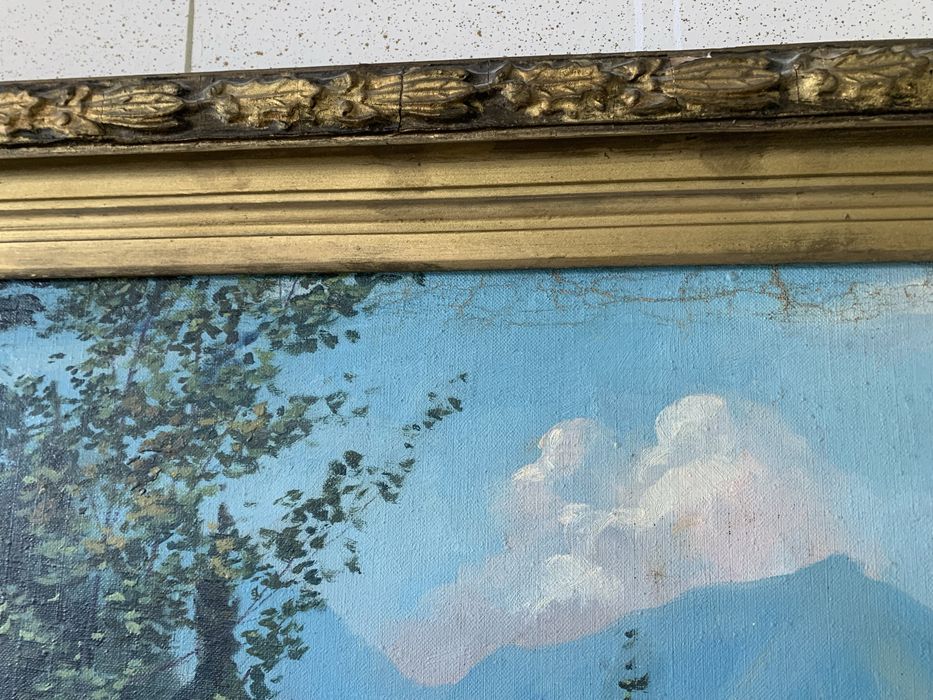 Картина велика в раме «Карпати»
