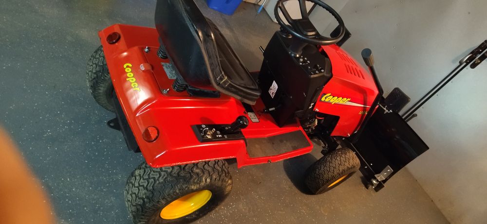 Traktorek kosiarka Cooper +pług śnieżny