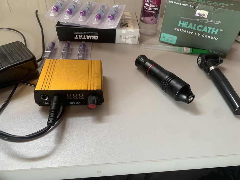 Kit tatuador profissional