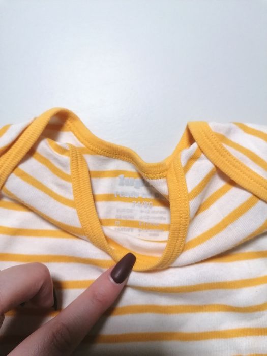 Pack de 2 Bodies Amarelos de Bebé