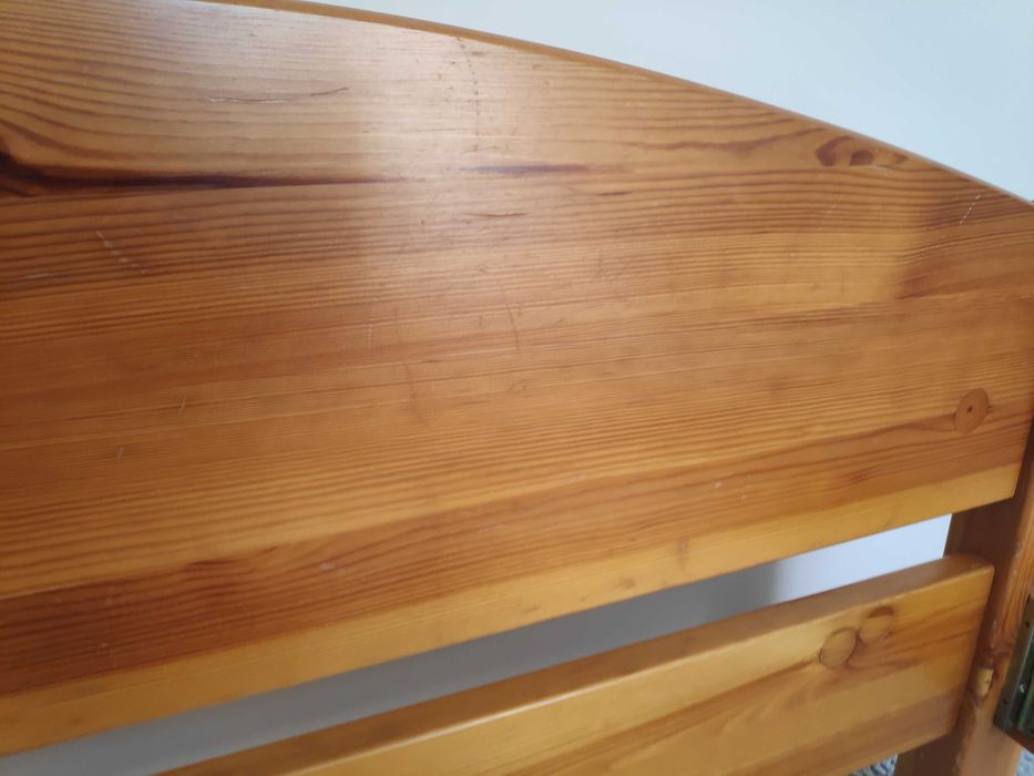 Rama łóżka sosnowa