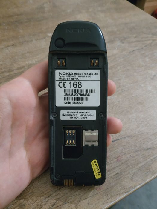 Stary telefon Nokia 6210 retro sprawny.