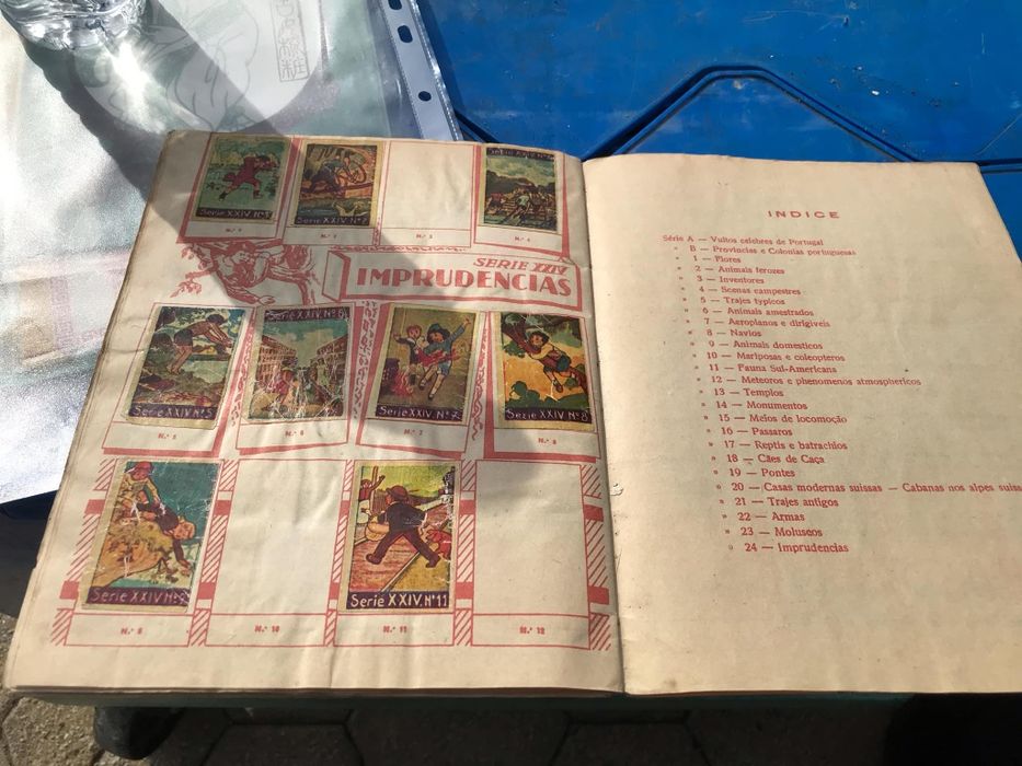 Anos 30 muito rara caderneta incompleta dos caramelos a holandesa