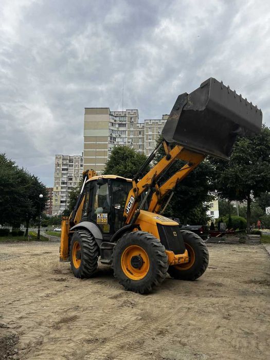 Екскаватор-навантажувач JCB 4CX в оренду | Власний парк, оплата з ПДВ | Львів