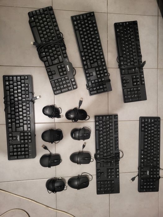 Lote Periféricos PC (4 Teclados + 6 Ratos) - Barato/Desocupar